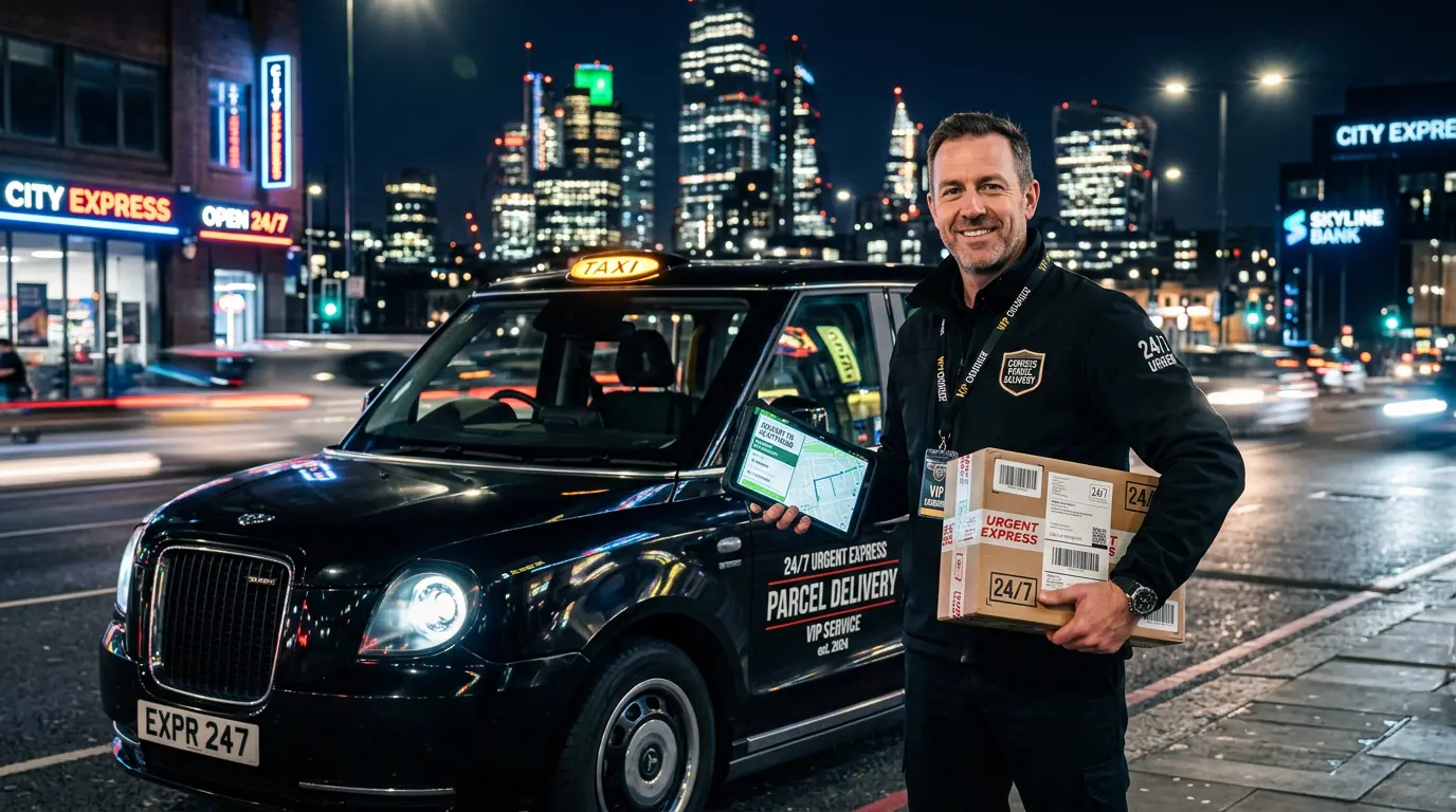 Entrega urgente en taxi larga distancia · Francia y Europa