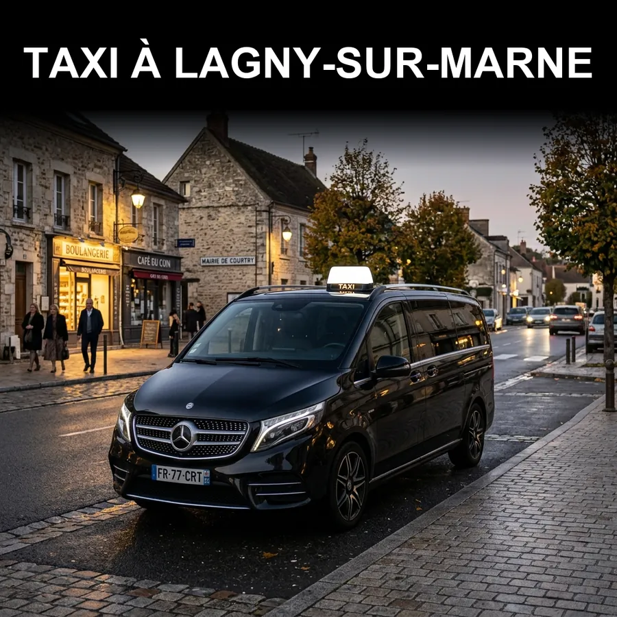 Taxi Lagny-sur-Marne – chauffeur privé vers Disneyland Paris, CDG et Orly depuis Lagny-sur-Marne (77400)