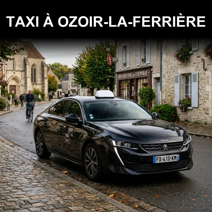 Taxi Ozoir-la-Ferrière – VTC vers Disneyland Paris, CDG et Orly depuis Ozoir-la-Ferrière (77330)