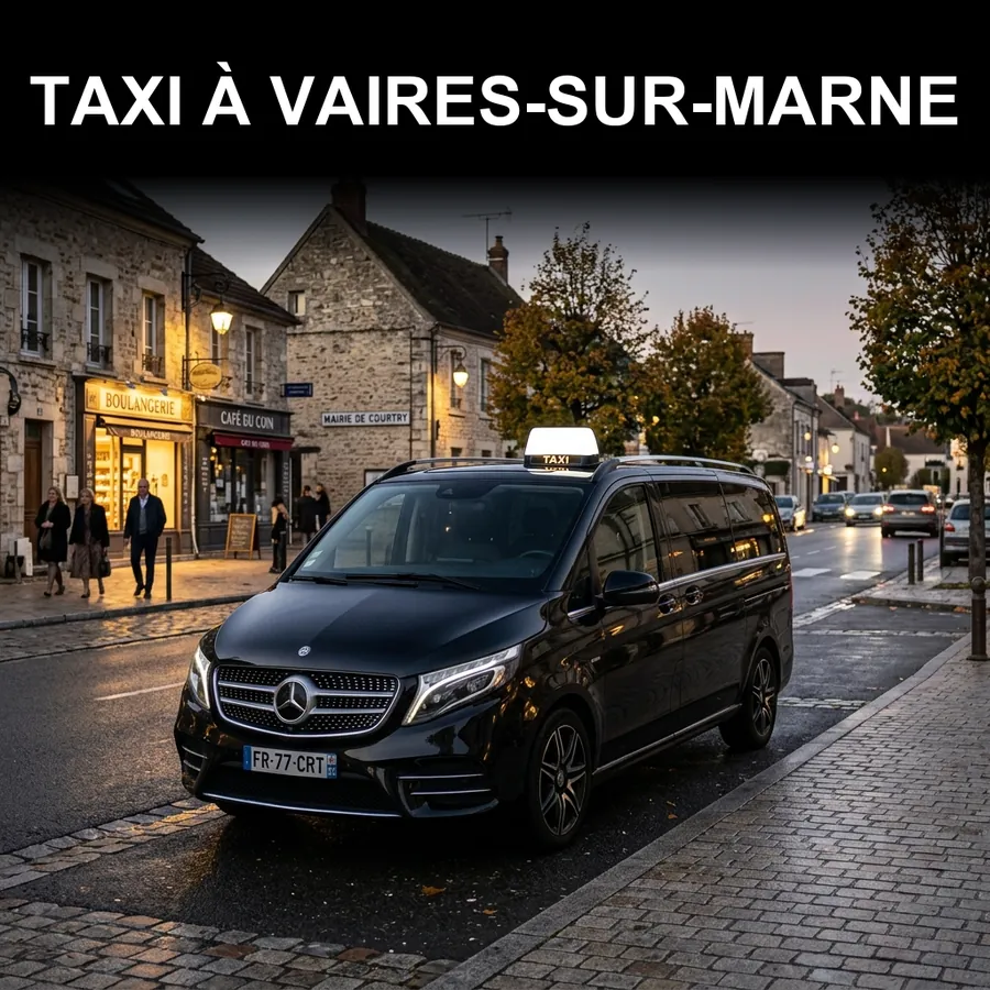 Taxi Vaires-sur-Marne – chauffeur privé vers Disneyland Paris et aéroports depuis Vaires-sur-Marne (77360)